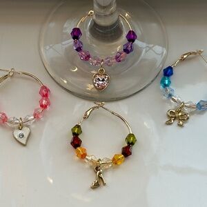 4 -Wine Glass Charms